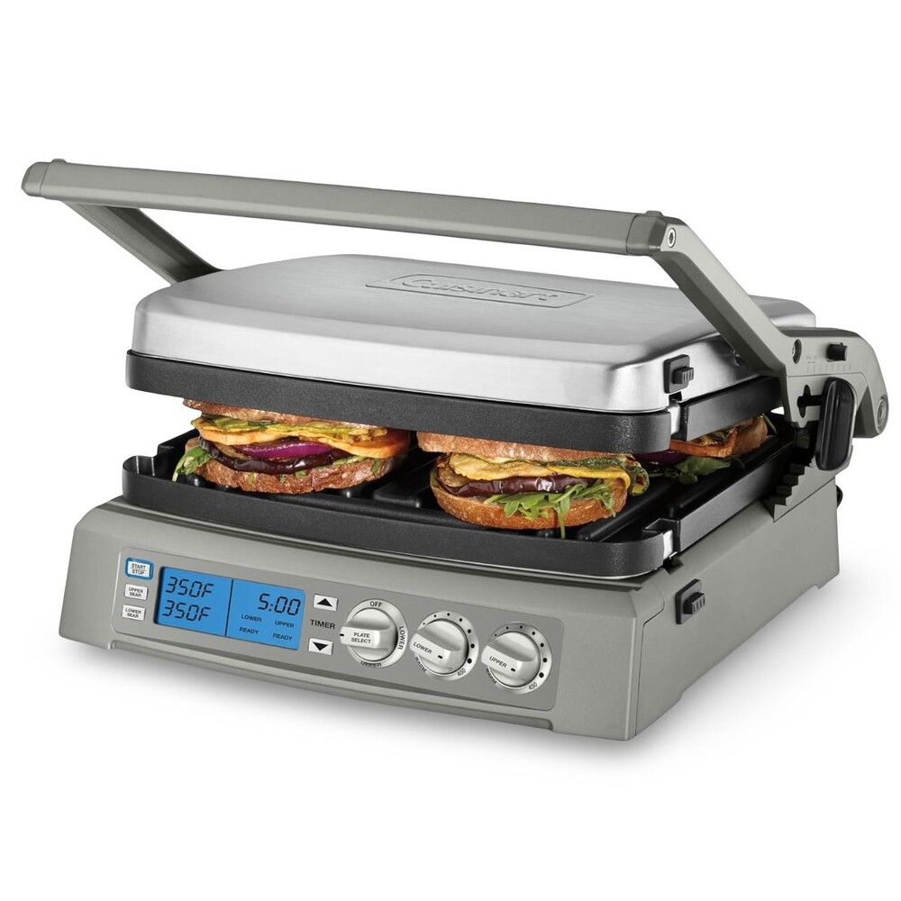 Cuisinart Electric Griddler Elite GR-300 Indoor Countertop Grill Press NeverUsed